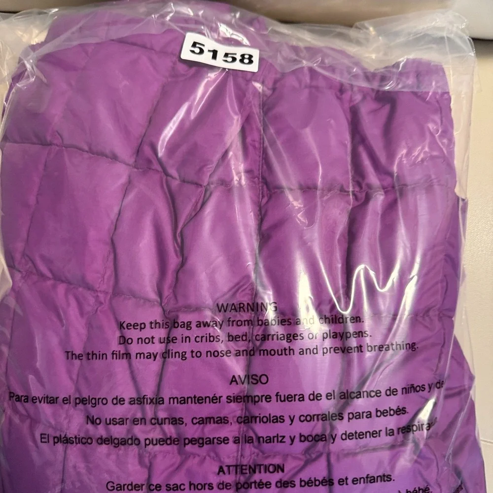 Marmot Jacket Kids Large Purple Puffer 700 Down Fill Youth Outdoors Full Zip
